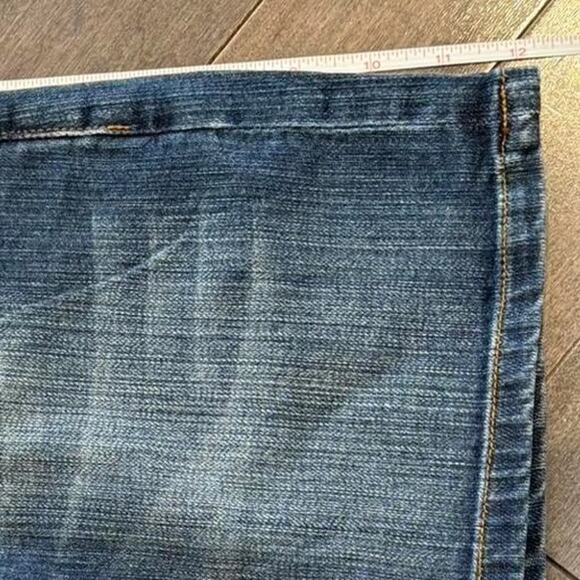 Y2K Ed Hardy Vintage Blue Denim Mini Skirt – “Love Kills Slowly” (sz 27) - Picture 6 of 7